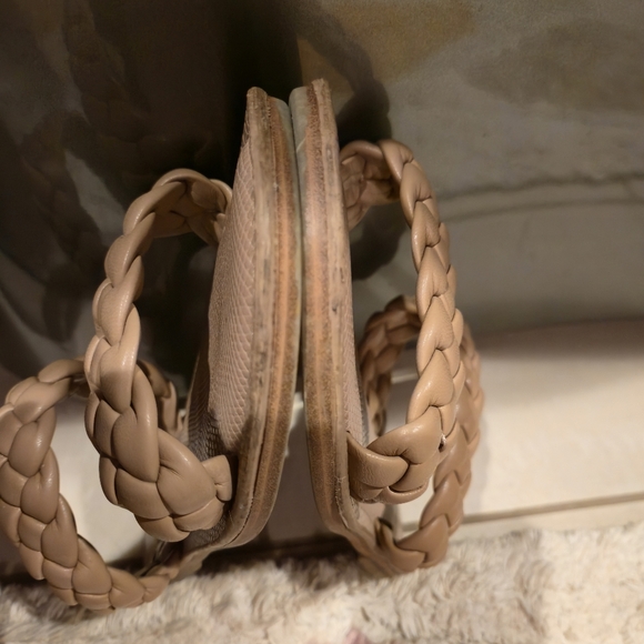 DV Dolce Vita Jocee Double Band Strap Braided Sandal 8 Lightweight Travel Beach - Picture 9 of 15